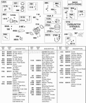 Carburetor Nikki Auto Choke Diagram and Parts List for 433447-0215-E2  Briggs and Stratton Engine